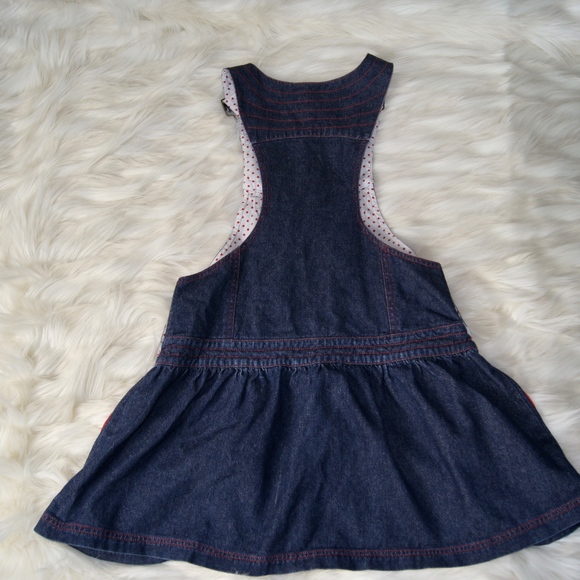 Girls Why And 1/2 Jumper Skirt Size 11 Denim - Picture 6 of 8